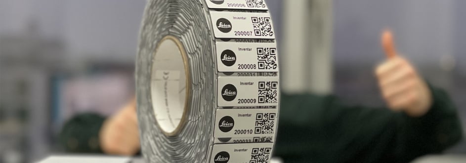 Leica RFID Inventar Etiketten